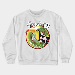 Explore Central America logo Crewneck Sweatshirt